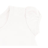 Girls' Basic Cotton T-Shirt  Short Puff Sleeve Crewneck / Toddler