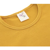 Baby Cotton Puff Sleeve Basic Crewneck T-Shirt