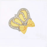 Newborn Jeweled Crown Swaddle Receiving Blanket for Baby Girl 34" x 31"