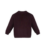Lilax Little Boys Basic Long Sleeve V-Neck Classic Knit Cardigan Sweater
