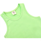 Girls' Soft Solid Cotton Blend Racerback Tank Top