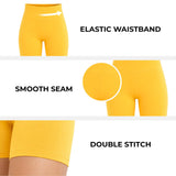 Lilax Girls High Waist Biker Shorts — Premium Soft 4-Way Stretch Yoga & Dance Athletic Shorts
