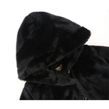 Girl Button Down Hooded Cardigan Jacket