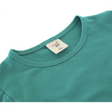 Little Girls Cotton Basic Puff Sleeve T-Shirt & Leggings Set