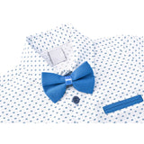 Boys Cotton Patterned Suspender Pant Set