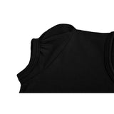 Baby Cotton Puff Sleeve Basic Crewneck T-Shirt
