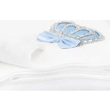 Soft Cotton Swaddle Receiving Blanket for Newborn Baby Boy's Crown Jewels 34 X 30