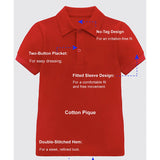 Boys’ Cotton Short Sleeve Polo Shirt