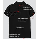 Boys’ Cotton Short Sleeve Polo Shirt
