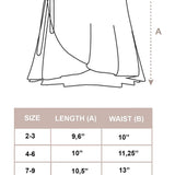 Girls Ballet Skirt Chiffon Wrap/Pull-On Dance Skirt