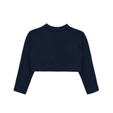 Baby Girls' Knit Long Sleeve Sweater, Bowknot Closure Bolero Cardigan