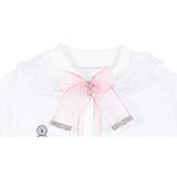 Jeweled Crown Layette Gift Set for Baby Girls: 3 Pieces