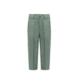 Boys 4-Piece Slim Fit Textured Suit Set