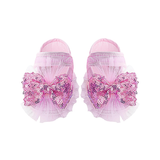 Baby Girl Newborn Lace Princess Wedding Party Dress Gown 4 Piece Deluxe Set