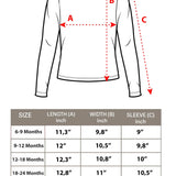 Baby Girls' Basic Long Sleeve Mock Turtleneck Cotton T-Shirt