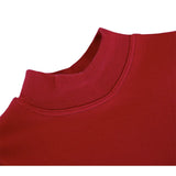 Toddler Cotton Long Sleeve Basic Mock-Neck T-Shirt