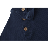 Baby Ribbed Side-Buttoned Sweater Set