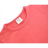 Little Girls Cotton Long Sleeve Basic Crewneck T-Shirt