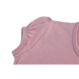Baby Cotton Puff Sleeve Basic Crewneck T-Shirt