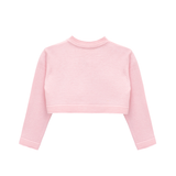 Baby Girls' Knit Long Sleeve Sweater, Bowknot Closure Bolero Cardigan