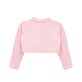 Baby Girls' Long Sleeve Bowknot Closure Bolero Cardigan