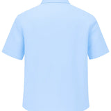 Lilax Boys Classic Short Sleeve Button Down Casual Solid Dress Shirt