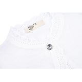 Little Girls' Knit Long Sleeve Button Closure Bolero Cardigan Shrug