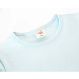 Little Girls Cotton Long Sleeve Basic Crewneck T-Shirt