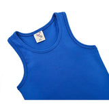 Girls' Soft Solid Cotton Blend Racerback Tank Top