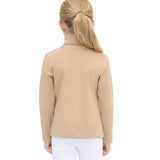 Little Girls Cotton Long Sleeve Basic Turtleneck T-Shirt