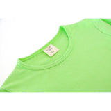 Lilax Girls' Basic Long Sleeve Round Neck Cotton T-Shirt