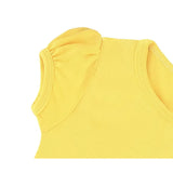 Baby Cotton Puff Sleeve Basic Crewneck T-Shirt