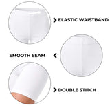 Girls' Soft Stretch Bike Shorts | Elastic Waist | Cotton Blend | Toddler & Kids Sizes 2T–12Y