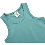 Girls' Soft Solid Cotton Blend Racerback Tank Top