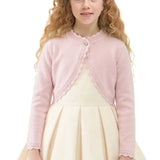 Baby Knit Button Detailed Bolero Cardigan