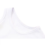 Girls' Soft Solid Cotton Blend Racerback Tank Top