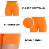 Lilax Girls High Waist Biker Shorts — Premium Soft 4-Way Stretch Yoga & Dance Athletic Shorts
