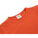 Girls' Basic Cotton T-Shirt  Short Puff Sleeve Crewneck / Toddler
