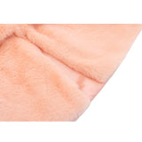 Girls Faux Fur Shrug Jacket Tied Ribbon Cozy Bolero