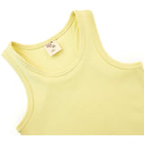 Girls' Soft Solid Cotton Blend Racerback Tank Top