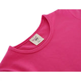 Lilax Girls' Basic Long Sleeve Round Neck Cotton T-Shirt