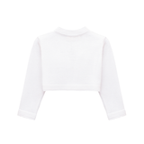 Baby Girls' Knit Long Sleeve Sweater, Bowknot Closure Bolero Cardigan