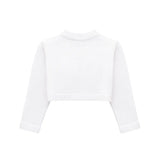 Baby Girls' Long Sleeve Bowknot Closure Bolero Cardigan