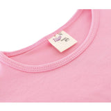 Baby Cotton Puff Sleeve Basic Crewneck T-Shirt