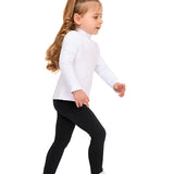 Toddler Cotton Long Sleeve Basic Mock-Neck T-Shirt