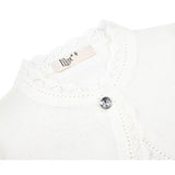 Little Girls' Knit Long Sleeve Button Closure Bolero Cardigan Shrug