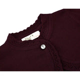 Little Girls' Knit Long Sleeve Button Closure Bolero Cardigan Shrug