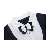 Baby Boy Gentleman Tuxedo Footie