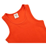 Girls' Soft Solid Cotton Blend Racerback Tank Top