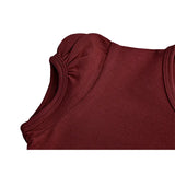 Girls' Basic Cotton T-Shirt  Short Puff Sleeve Crewneck / Toddler